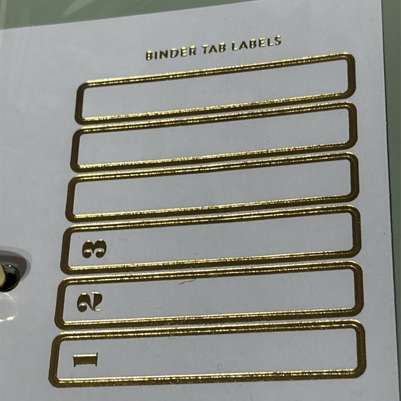 Sugar Paper Cream 3 Ring Binder with Divider Tabs - Picture 10 of 15